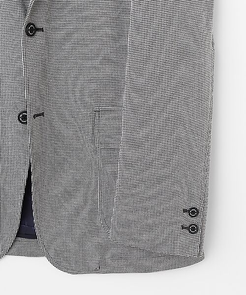 VAN / ヴァン テーラードジャケット | ライトウエイトジャケット＜ニットハウンドトゥース＞＜ネオベーシック＞ | 詳細3