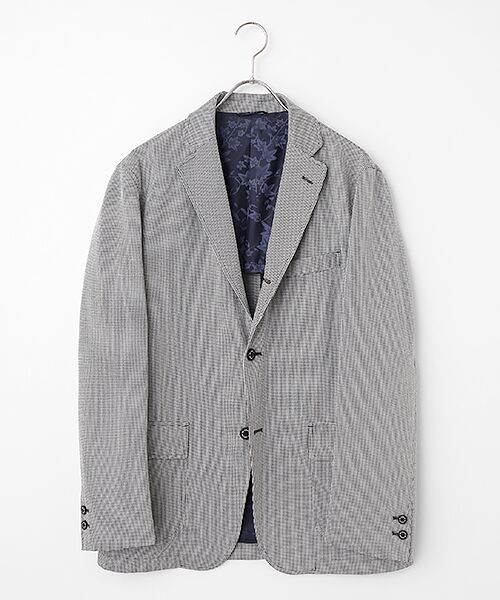 VAN / ヴァン テーラードジャケット | ライトウエイトジャケット＜ニットハウンドトゥース＞＜ネオベーシック＞（ハウンドトゥース）