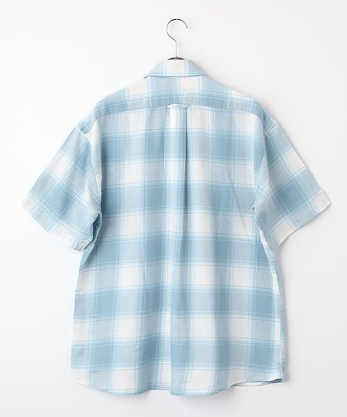 VAN / ヴァン シャツ・ブラウス | レギュラーカラーシャツ＜綿麻チェック＞＜リラックスフィット＞ | 詳細2