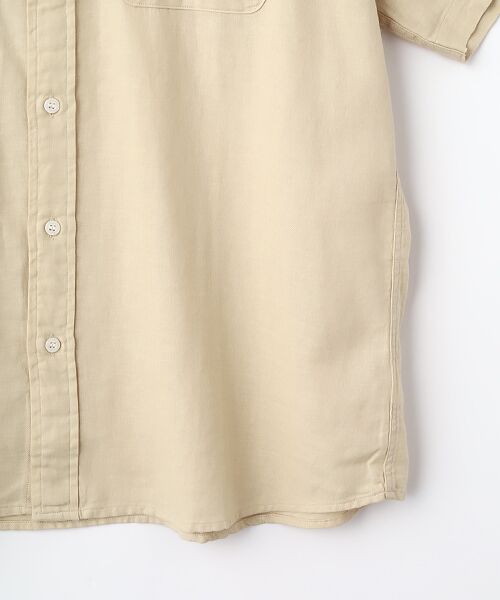 VAN / ヴァン シャツ・ブラウス | レギュラーカラーシャツ＜綿麻＞＜リラックスフィット＞ | 詳細3