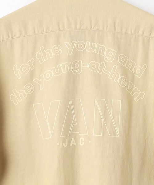 VAN / ヴァン シャツ・ブラウス | レギュラーカラーシャツ＜綿麻＞＜リラックスフィット＞ | 詳細4