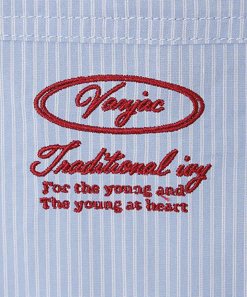 VAN / ヴァン シャツ・ブラウス | ダブルポケットワークシャツ＜ストライプ＞ | 詳細5