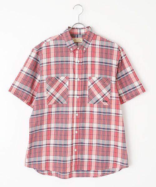 VAN / ヴァン シャツ・ブラウス | ダブルポケットBDシャツ＜マドラスチェック＞（マドラスチェック）