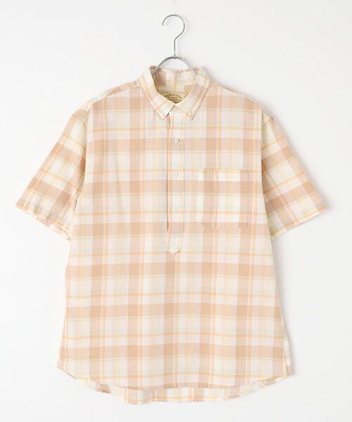 VAN / ヴァン シャツ・ブラウス | プルオーバーBDシャツ＜ブリーチマドラスチェック＞（マドラスチェック）