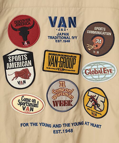 VAN / ヴァン ブルゾン | ワッペン刺繍ブルゾン | 詳細10