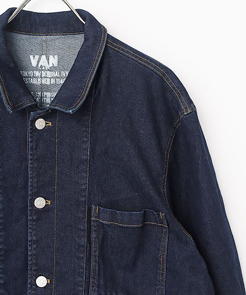VAN / ヴァン Gジャン・デニムジャケット | デニムカバーオール ＜セットアップ ＞ | 詳細2