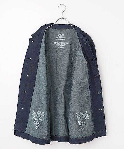 VAN / ヴァン Gジャン・デニムジャケット | デニムカバーオール ＜セットアップ ＞ | 詳細4