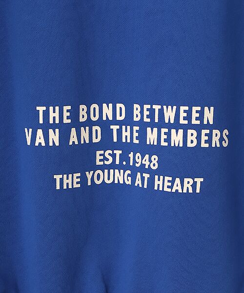 VAN / ヴァン スウェット | フロントアップリトレーナー | 詳細8