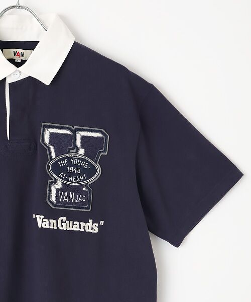VAN / ヴァン カットソー | ラガーシャツ＜ヴァンガーズ＞ | 詳細2