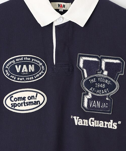 VAN / ヴァン カットソー | ラガーシャツ＜ヴァンガーズ＞ | 詳細6