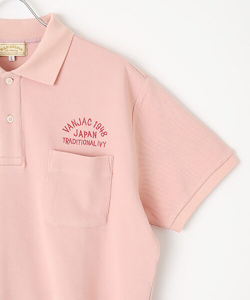 VAN / ヴァン ポロシャツ | ポロシャツ＜VANDDYグラフィック＞＜ダブルフェイス＞ | 詳細5