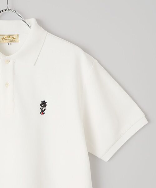 VAN / ヴァン ポロシャツ | ポロシャツ＜VANDDYワンポイント刺繍＞＜ダブルフェイス＞ | 詳細2