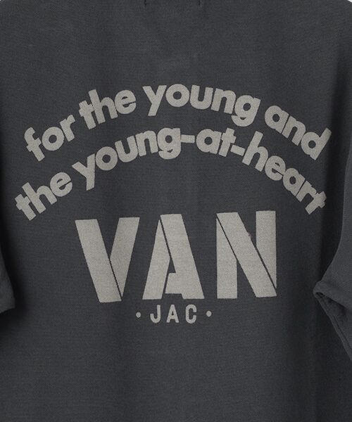 VAN / ヴァン ポロシャツ | バックロゴポロシャツ＜抜染プリント＞＜ダブルフェイス＞ | 詳細2