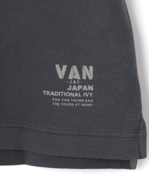 VAN / ヴァン ポロシャツ | バックロゴポロシャツ＜抜染プリント＞＜ダブルフェイス＞ | 詳細3