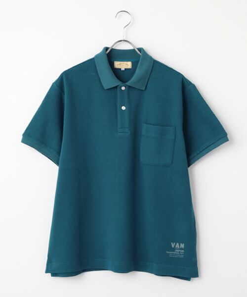 VAN / ヴァン ポロシャツ | バックロゴポロシャツ＜抜染プリント＞＜ダブルフェイス＞ | 詳細4