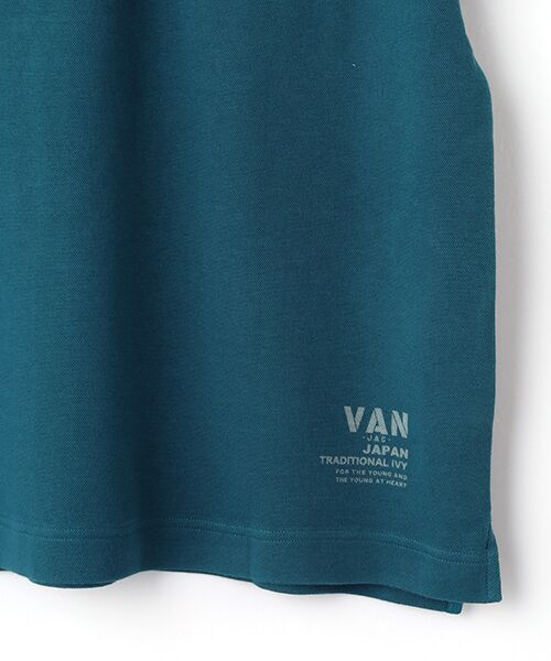 VAN / ヴァン ポロシャツ | バックロゴポロシャツ＜抜染プリント＞＜ダブルフェイス＞ | 詳細6