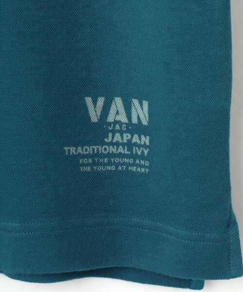 VAN / ヴァン ポロシャツ | バックロゴポロシャツ＜抜染プリント＞＜ダブルフェイス＞ | 詳細8