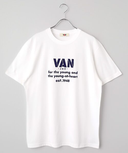 VAN / ヴァン Tシャツ | フロントロゴシャツ（ホワイト）