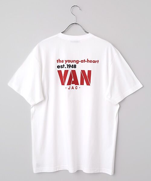 VAN / ヴァン Tシャツ | バックロゴシャツ（ホワイト）