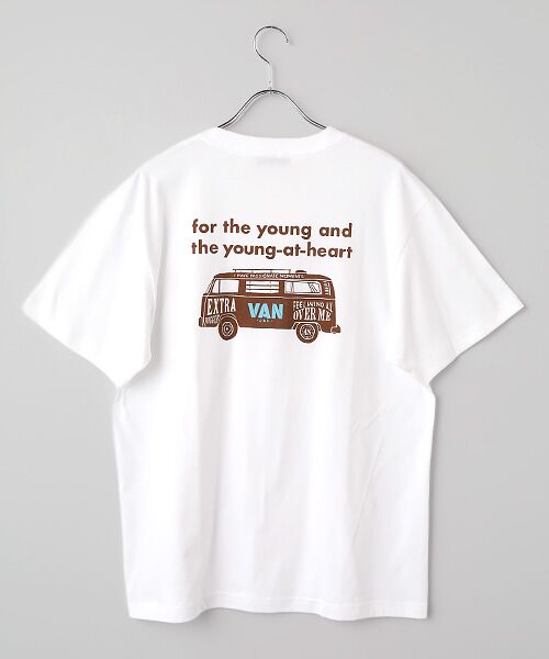 VAN / ヴァン Tシャツ | ポケットTシャツ＜クラシックバス＞（ホワイト）