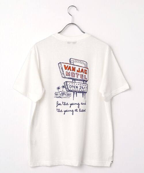 VAN / ヴァン Tシャツ | プリントTシャツ＜モーテル＞（ホワイト）