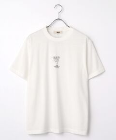 VAN / ヴァン Tシャツ | プリントTシャツ＜桜獅子ワンポイント＞