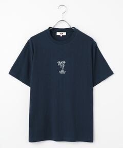 VAN / ヴァン Tシャツ | プリントTシャツ＜桜獅子ワンポイント＞