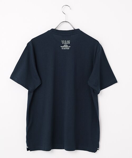 VAN / ヴァン Tシャツ | プリントTシャツ＜桜獅子ワンポイント＞ | 詳細3
