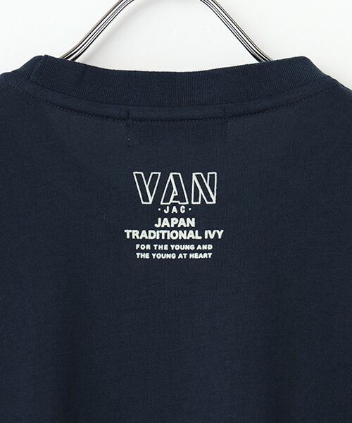 VAN / ヴァン Tシャツ | プリントTシャツ＜桜獅子ワンポイント＞ | 詳細7