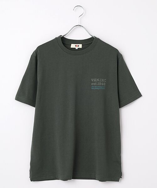 VAN / ヴァン Tシャツ | プリントTシャツ＜アイビーブロックイラスト＞ | 詳細4