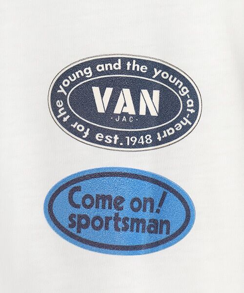 VAN / ヴァン Tシャツ | プリントTシャツ＜フロッキーワッペン＞ | 詳細2