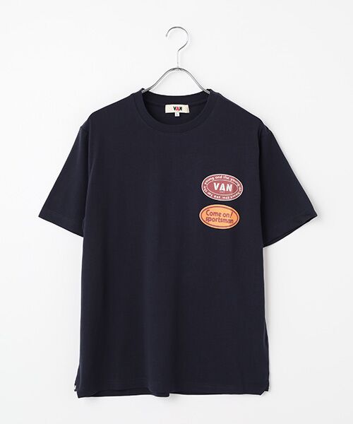 VAN / ヴァン Tシャツ | プリントTシャツ＜フロッキーワッペン＞ | 詳細4