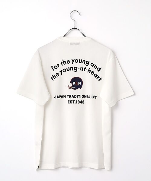 VAN / ヴァン Tシャツ | プリントTシャツ＜アーチロゴ＞（ホワイト）