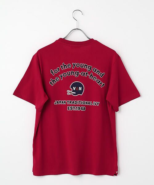 VAN / ヴァン Tシャツ | プリントTシャツ＜アーチロゴ＞（レッド）