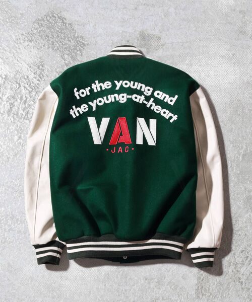 VAN / ヴァン レザーブルゾン・ジャケット | プレミアムスタジアムジャンパー<88’復刻モデル><受注生産><2026年11月下旬以降配送> | 詳細6