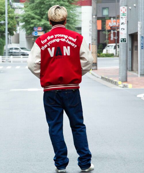VAN / ヴァン レザーブルゾン・ジャケット | プレミアムスタジアムジャンパー<88’復刻モデル><受注生産><2026年11月下旬以降配送> | 詳細20