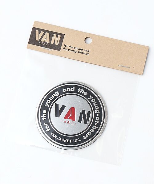 VAN / ヴァン その他雑貨 | マグネット（丸VAN(ブラック)）