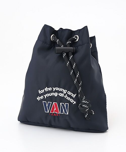 VAN / ヴァン ハンドバッグ | ミニポーチ（ネイビー）