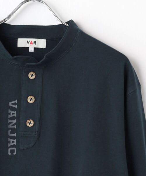 VAN / ヴァン カットソー | ヘンリーネックロングスリーブTシャツ | 詳細3