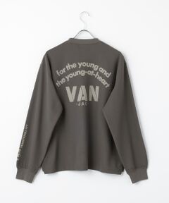 VAN / ヴァン カットソー | ロングスリーブTシャツ＜鹿子＞＜アーチロゴ＞