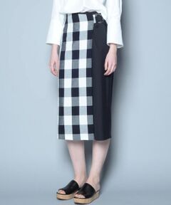 vega / ベガ ショート・ハーフ・半端丈パンツ | 配色ワイドパンツ