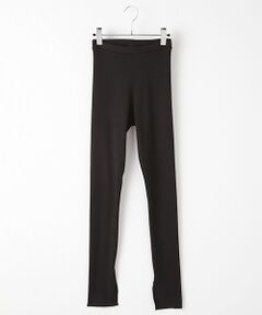 VERSEAU / ヴェルソー その他パンツ | {洗える｝リブジャージスリットレギンス