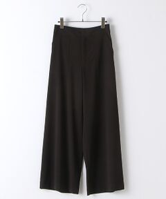 VERSEAU / ヴェルソー その他パンツ | {洗える｝ポリエステルレーヨン2WAYストレッチソフトワイドパンツ