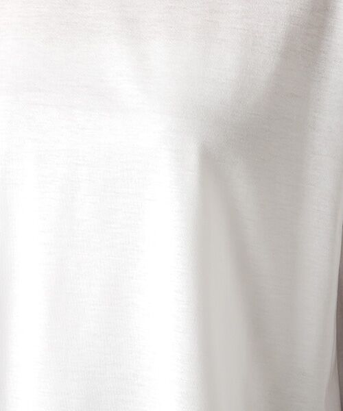 Verseau / ヴェルソー Tシャツ | ｛洗える｝リヨセルジャージー　五分袖ベーシックT | 詳細2
