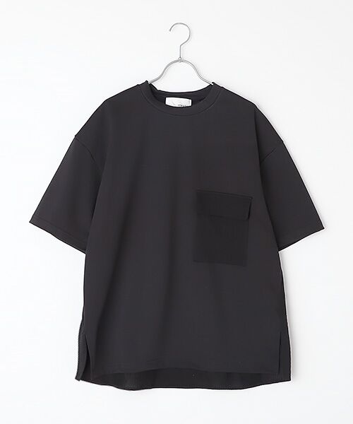 Verseau / ヴェルソー Tシャツ | ポケットTシャツ（ブラック）