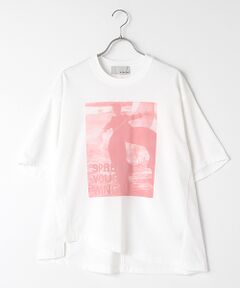 ｛洗える｝｛接触冷感｝｛UVカット｝フォトプリントTシャツ