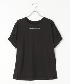 [洗える]接触冷感　バルーンロゴTシャツ