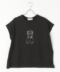 [洗える]接触冷感　ランタンプリントTシャツ