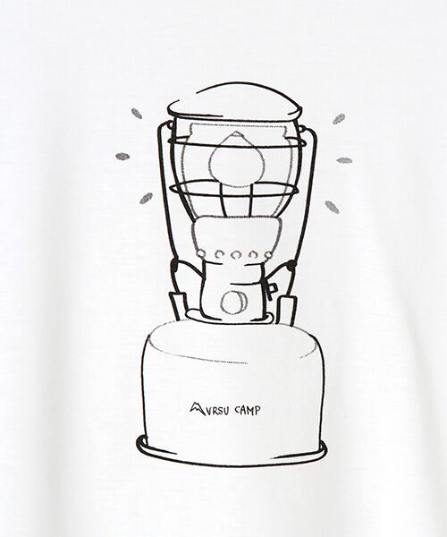 Verseau / ヴェルソー Tシャツ | [洗える]接触冷感　ランタンプリントTシャツ | 詳細1