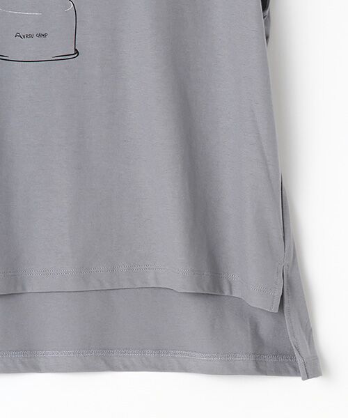 Verseau / ヴェルソー Tシャツ | [洗える]接触冷感　ランタンプリントTシャツ | 詳細5